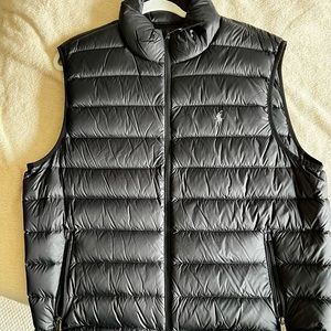 black Ralph Lauren vest - marshmallow feel size XL